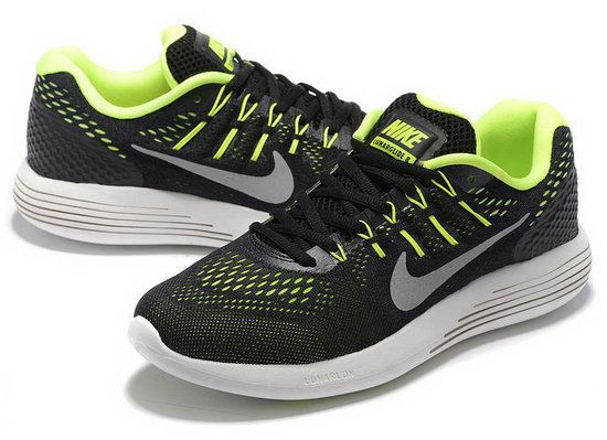 Mens Nike Lunarglide 8 Black Fluorescent Green 40-45 Spain